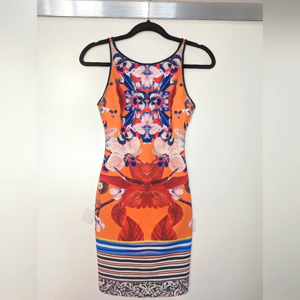 Clover Canyon Prism Orchid Neoprene Dress